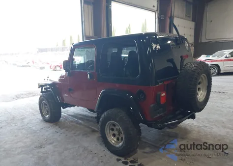 2000 Jeep Wrangler Sport from USA, damaged, VIN 1J4FA49S9YP731865